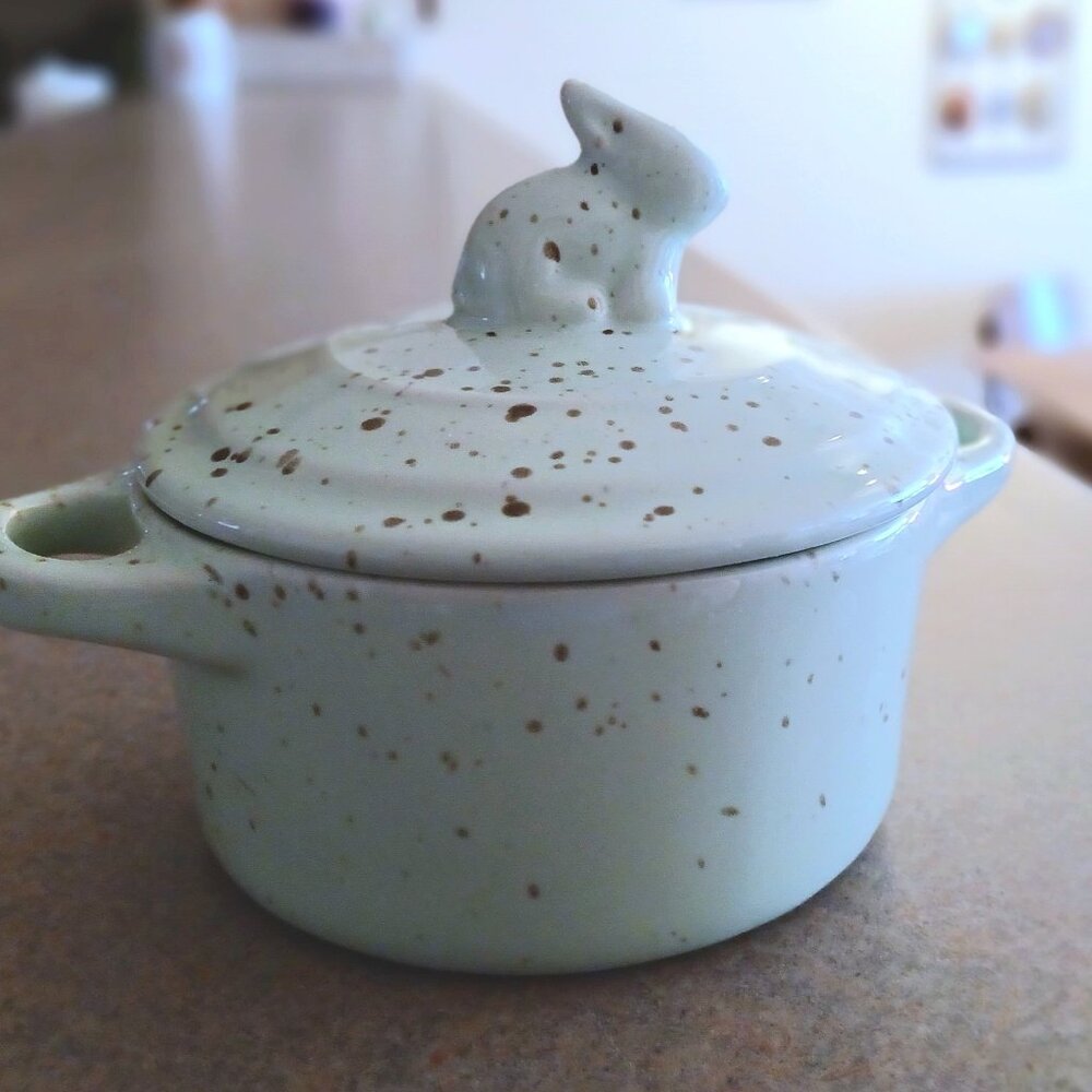 The Bake Shop Ceramic Rabbit Soft Mint Green